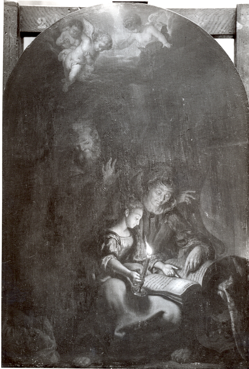 educazione di Maria Vergine (dipinto) di Van Douven Jan Frans (sec. XVIII)