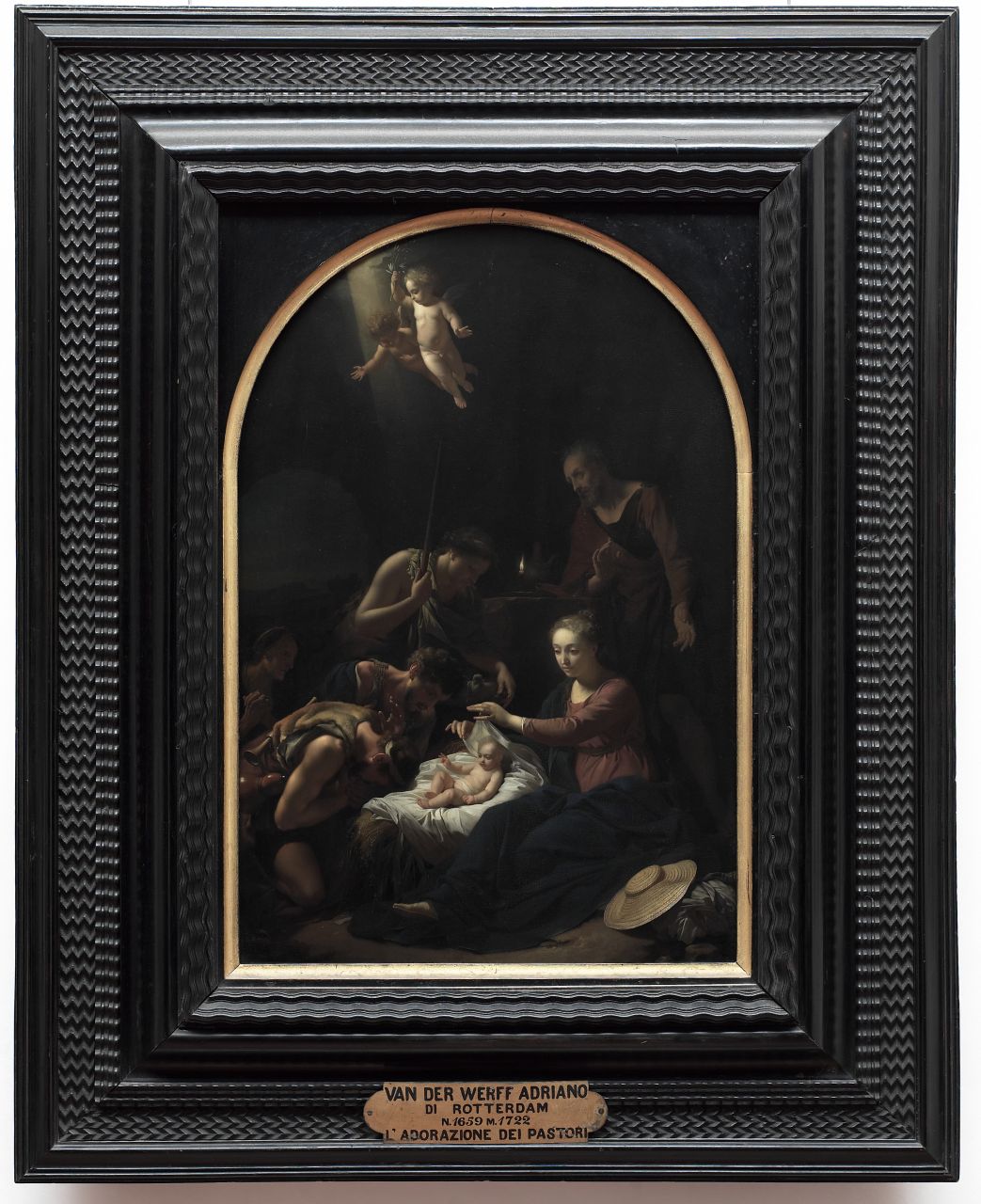 adorazione dei pastori (dipinto) di Van der Werff Adriaan (sec. XVIII)