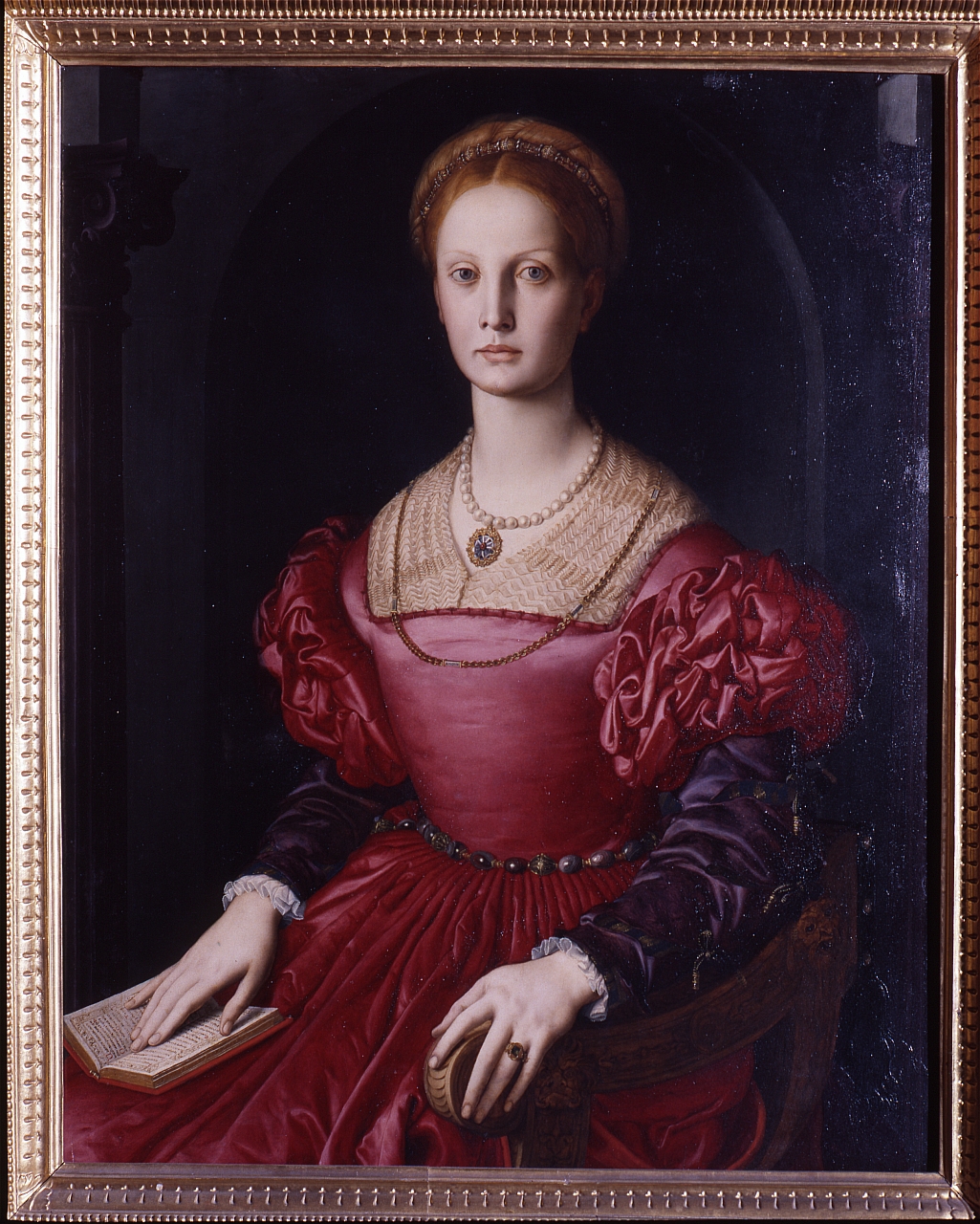 ritratto di Lucrezia Pucci Panciatichi (dipinto) di Allori Agnolo detto Bronzino (sec. XVI)