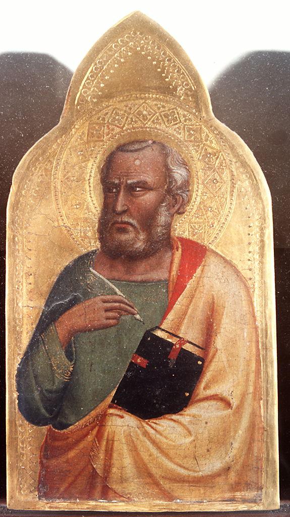 evangelista (cimasa di polittico) di Daddi Bernardo (sec. XIV)