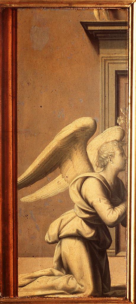 angelo annunciante (sportello di altarolo) di Della Porta Bartolomeo detto Fra Bartolomeo (sec. XV)