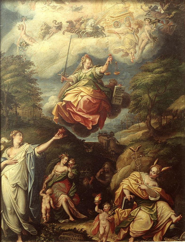 età dell'argento (dipinto) di Zucchi Jacopo (sec. XVI)