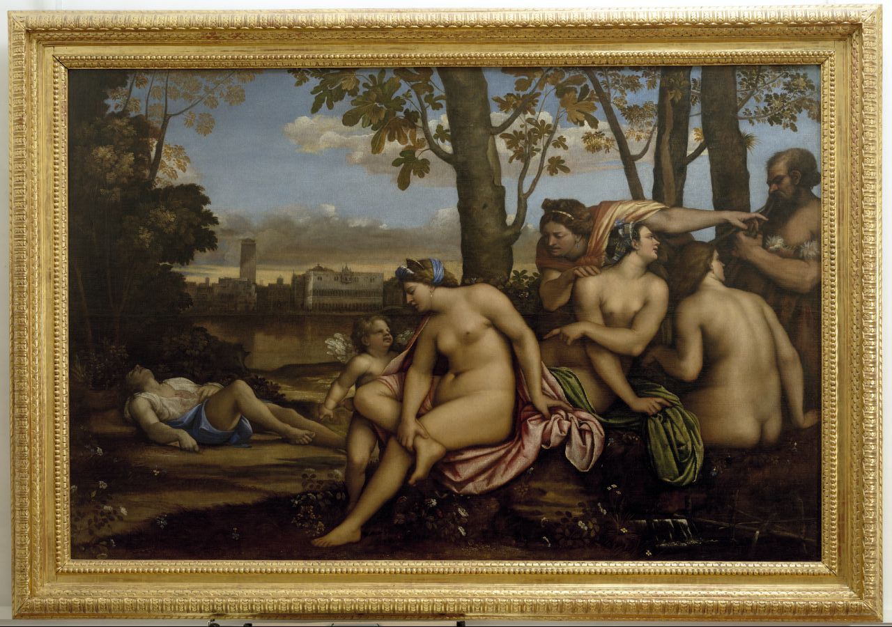 morte di Adone (dipinto) di Luciani Sebastiano detto Sebastiano del Piombo (sec. XVI) 