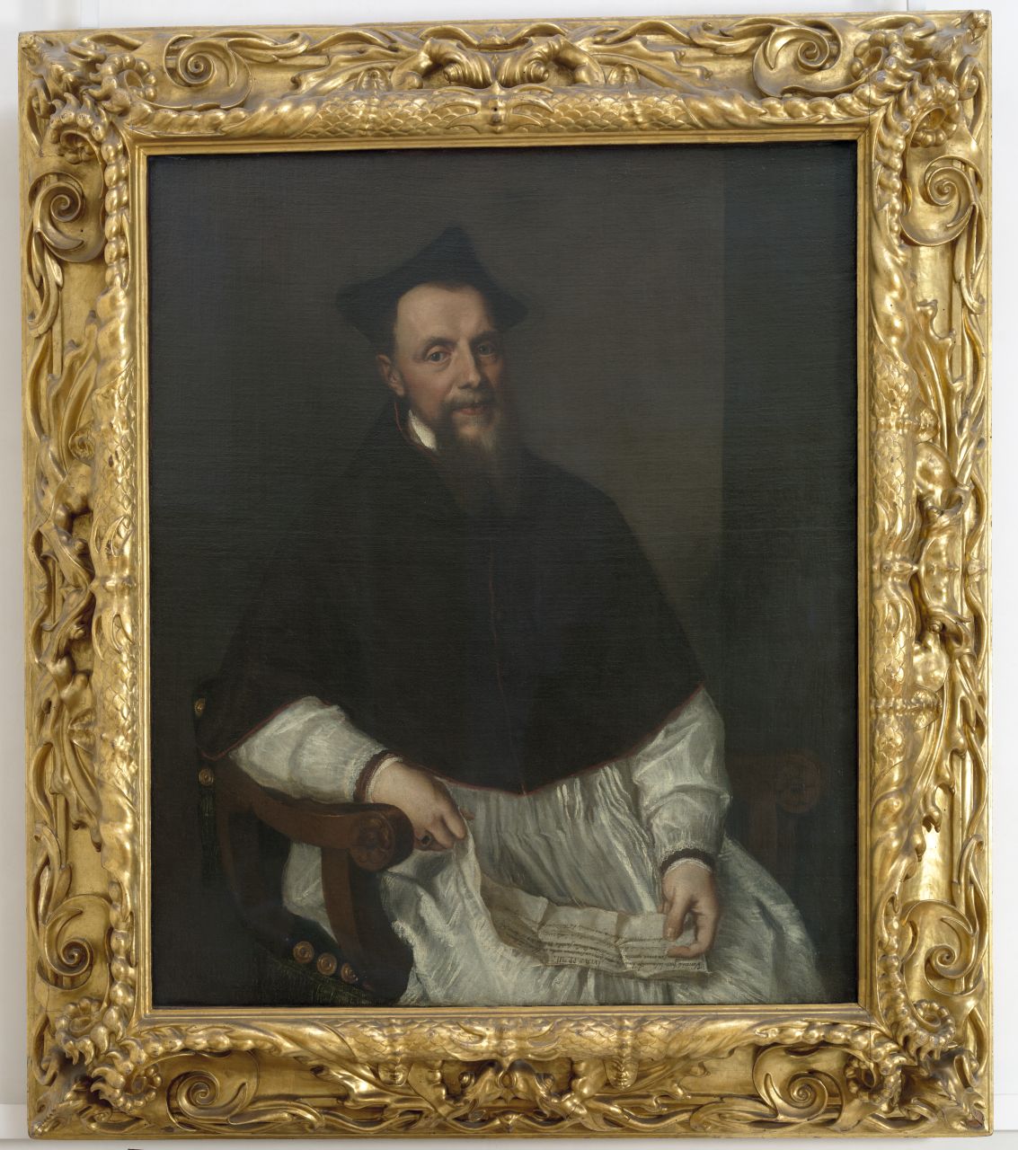 ritratto del vescovo Ludovico Beccadelli (dipinto) di Vecellio Tiziano (sec. XVI)