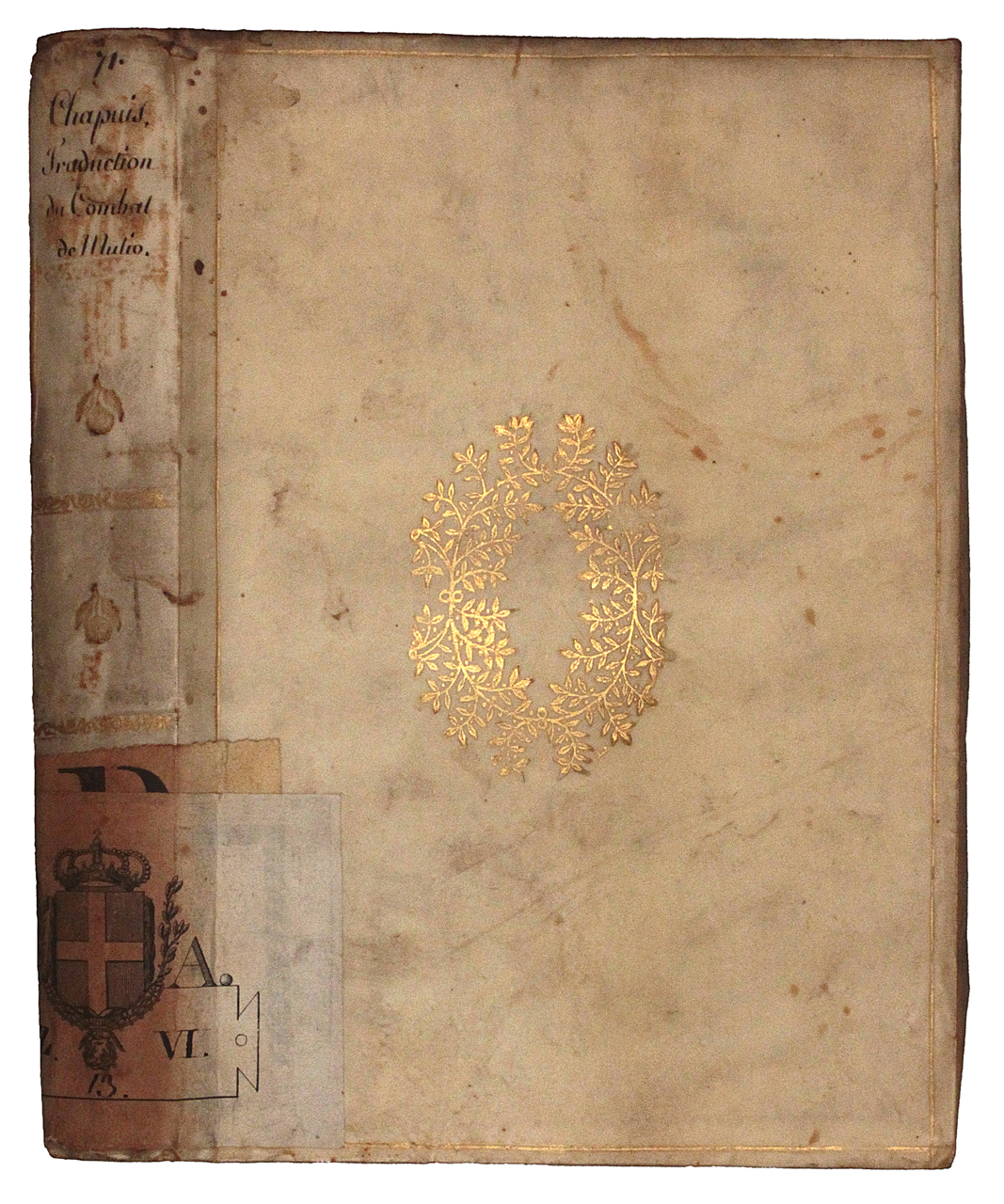 legatura piena, opera isolata - ambito francese (ultimo quarto XVI)