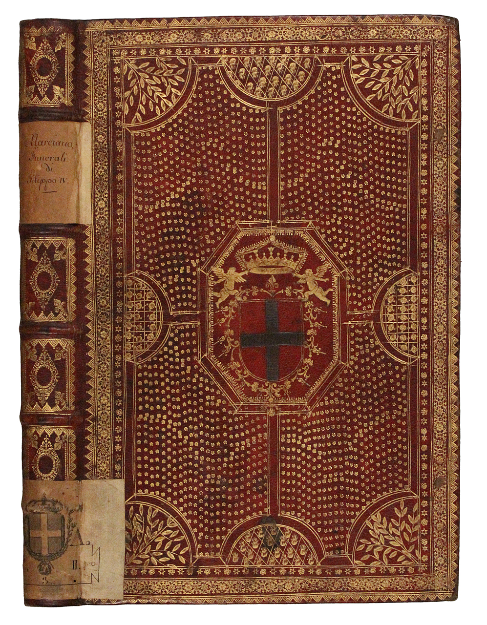 legatura piena - alle armi, opera isolata di Bottega Andreoli (bottega) - ambito romano (seconda metà XVII)