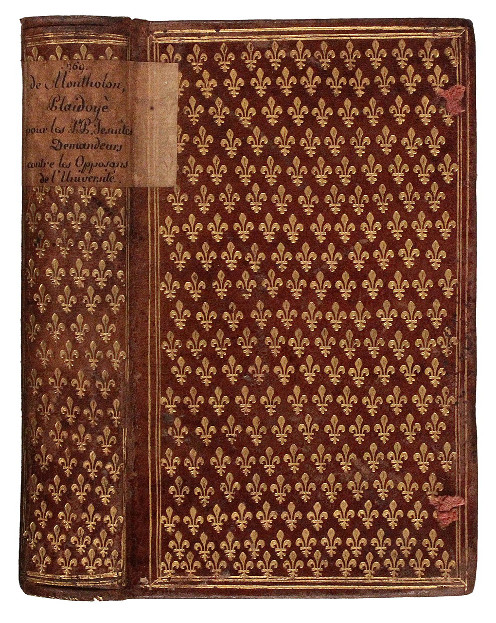 legatura piena, opera isolata - ambito francese (primo quarto XVII)