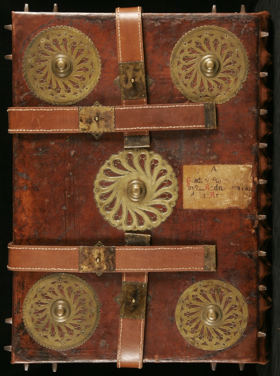 coperta di libro liturgico - manifattura fiorentina (metà sec. XV)