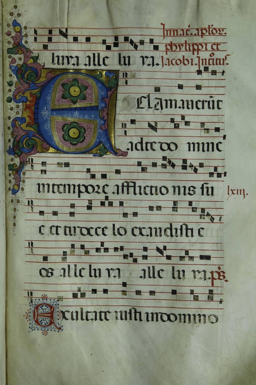 iniziale decorata (miniatura) di Bigordi Domenico detto Domenico Ghirlandaio (bottega) (seconda metà sec. XV)