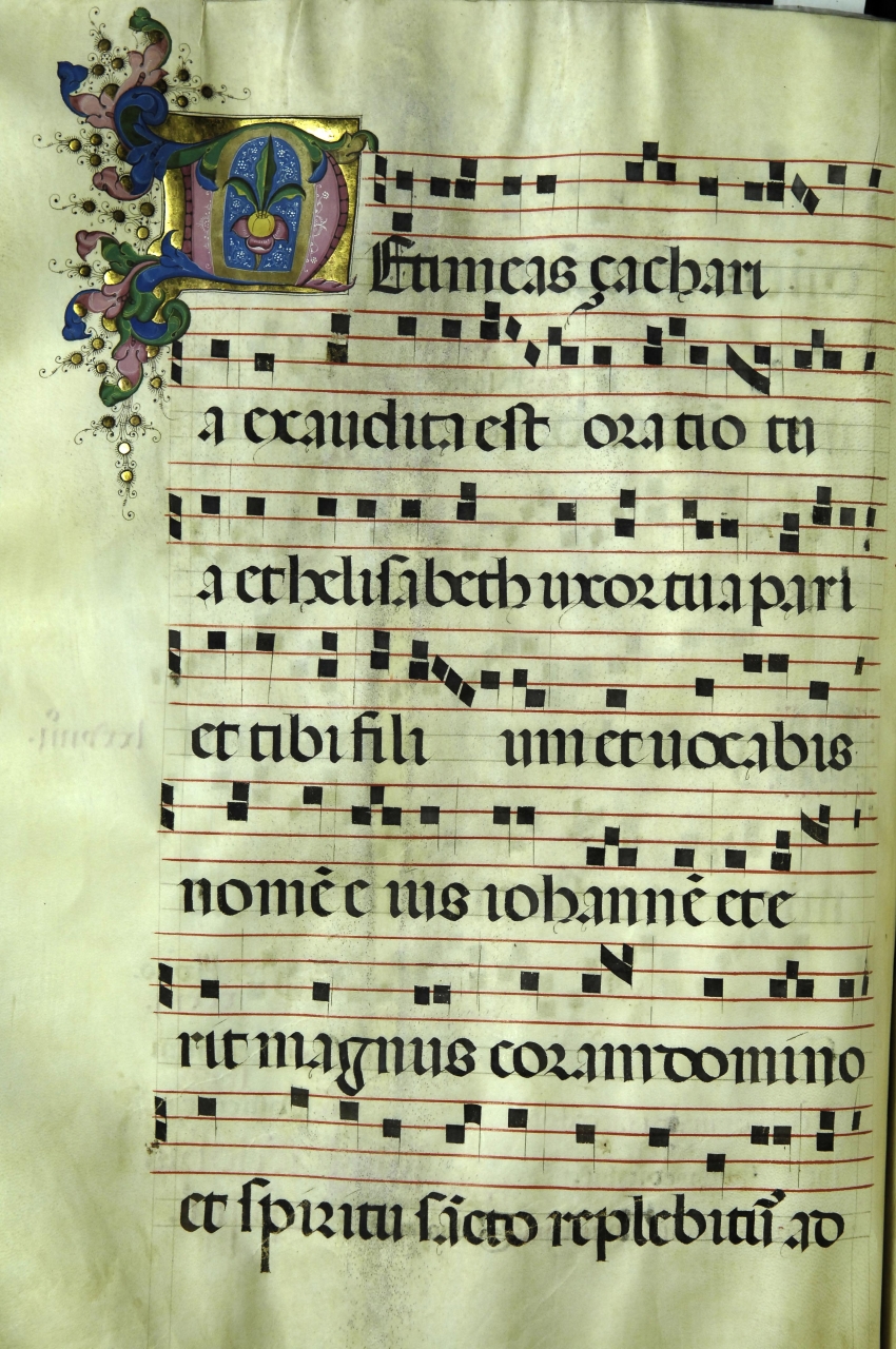 iniziale decorata (miniatura) di Bigordi Domenico detto Domenico Ghirlandaio (bottega) (seconda metà sec. XV)