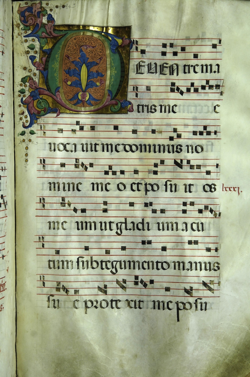 iniziale decorata (miniatura) di Bigordi Domenico detto Domenico Ghirlandaio (bottega) (seconda metà sec. XV)