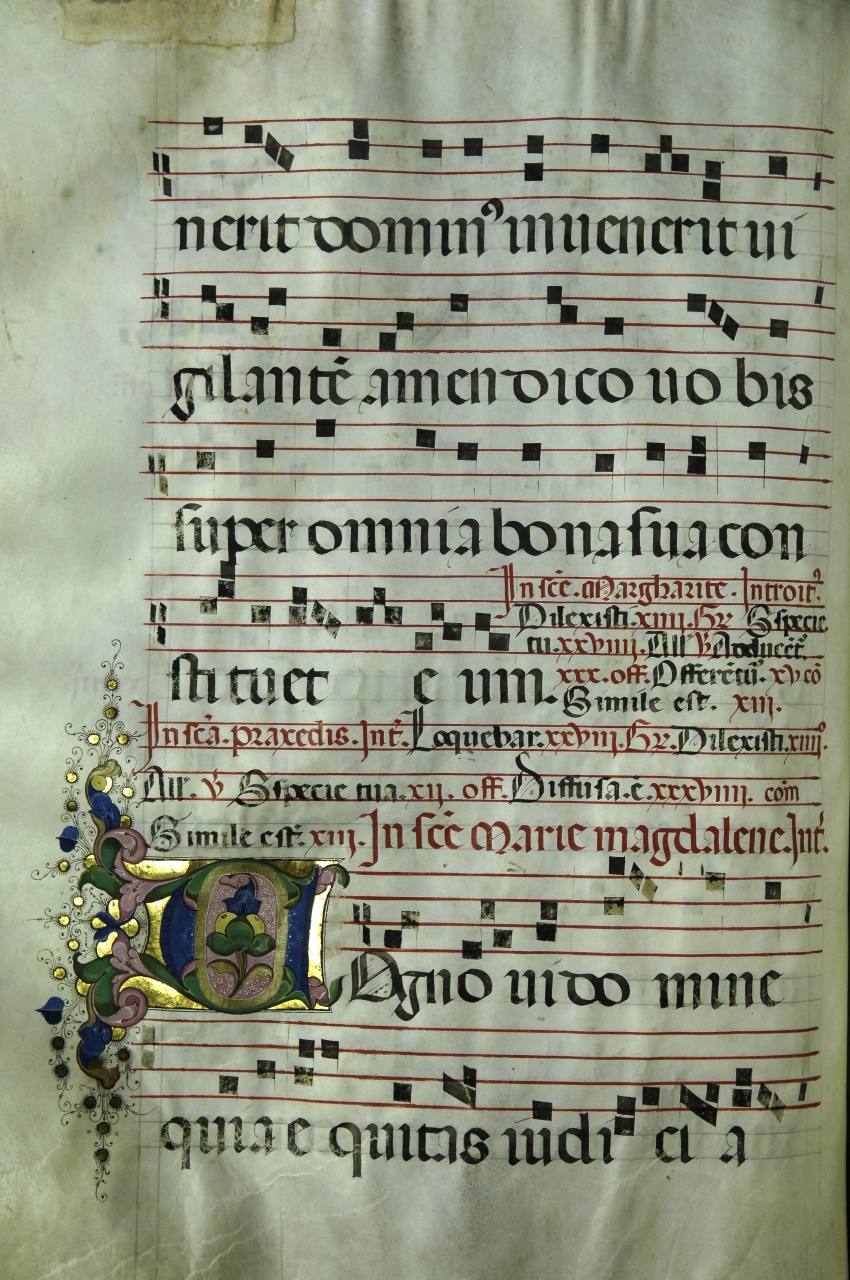 iniziale decorata (miniatura) di Bigordi Domenico detto Domenico Ghirlandaio (bottega) (seconda metà sec. XV)