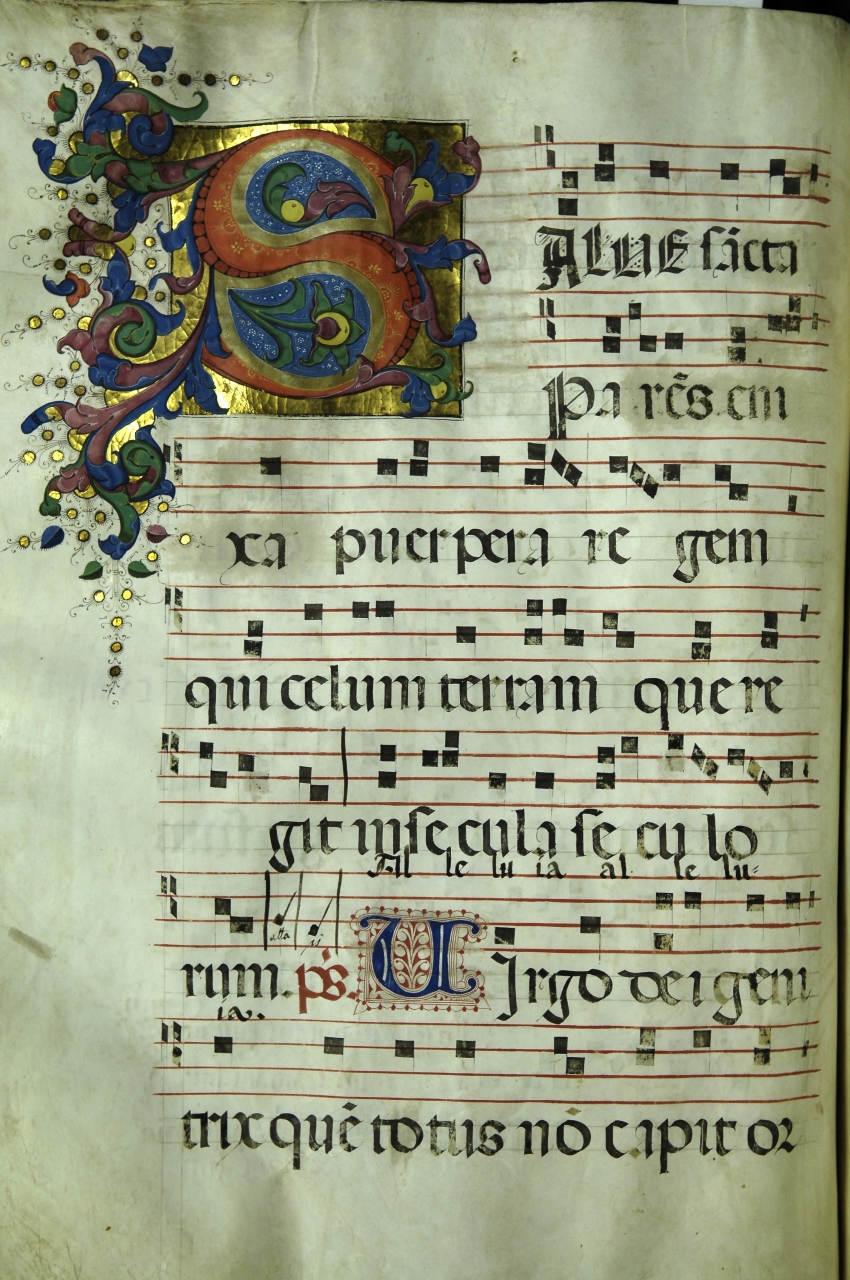 iniziale decorata (miniatura) di Bigordi Domenico detto Domenico Ghirlandaio (bottega) (seconda metà sec. XV)