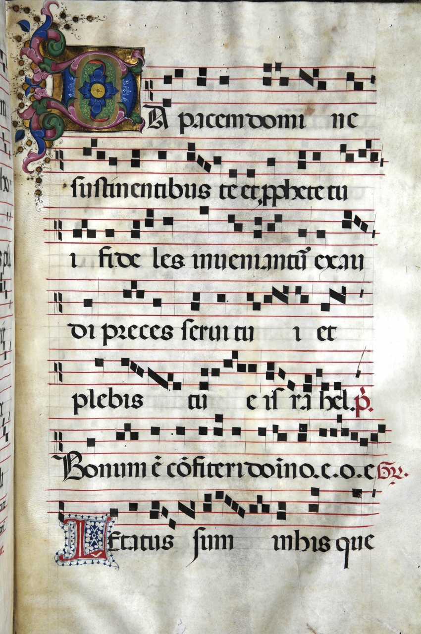 iniziale decorata (miniatura) di Bigordi Domenico detto Domenico Ghirlandaio (bottega) (seconda metà sec. XV)