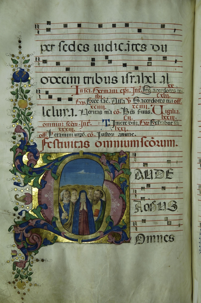 apostoli (miniatura) di Bigordi Domenico detto Domenico Ghirlandaio (attribuito) (seconda metà sec. XV)