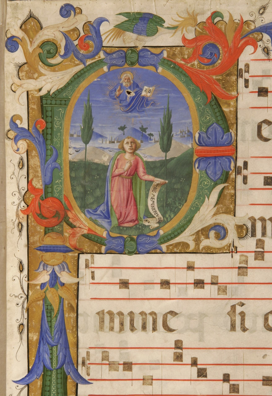 David profeta (miniatura) di Strozzi Zanobi di Benedetto, Torelli Filippo (sec. XV)
