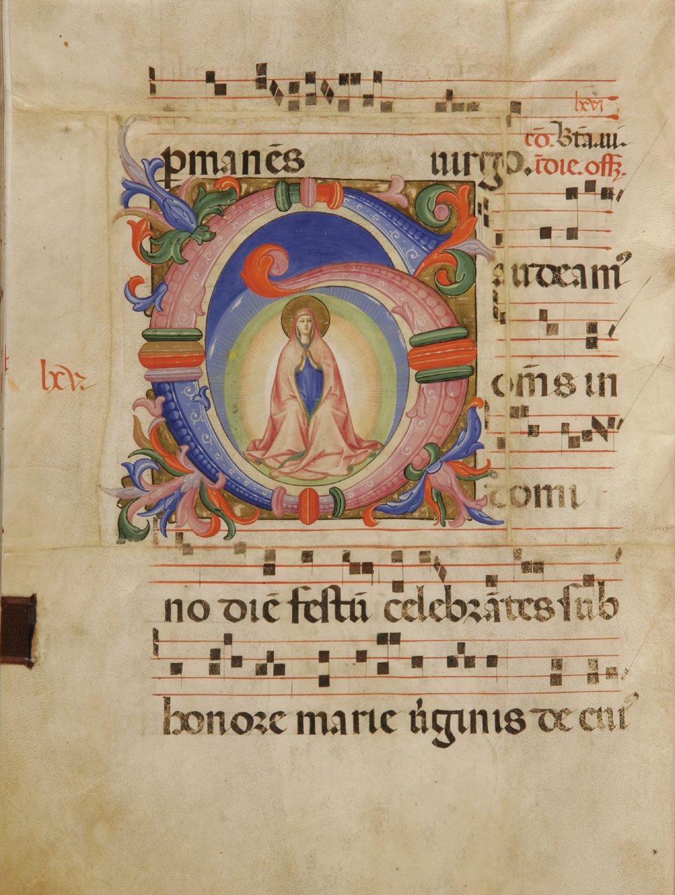 assunzione della Madonna (miniatura) di Giovanni da Fiesole detto Beato Angelico (sec. XV)