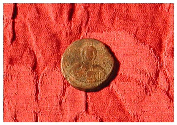moneta - follis - produzione bizantina (prima metà sec. XI d.C)