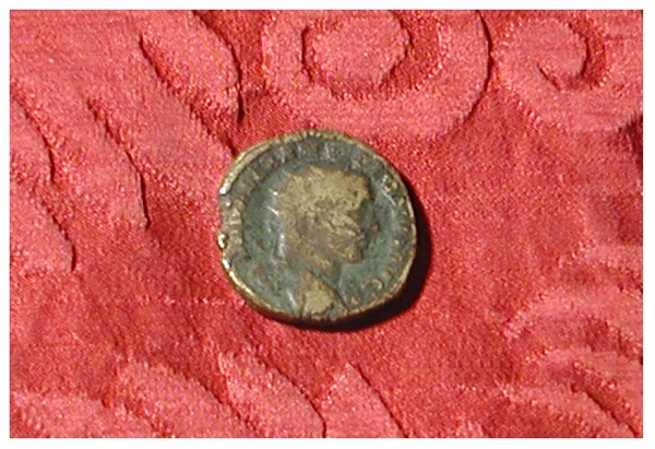 moneta - dupondio - produzione Roma imperiale (sec. III d.C)