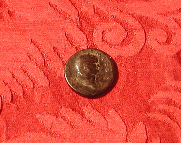 moneta - dupondio - ambito romano imperiale (terzo quarto sec. I d.C)