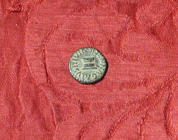 moneta - quadrante - ambito romano imperiale (sec. I a.C)