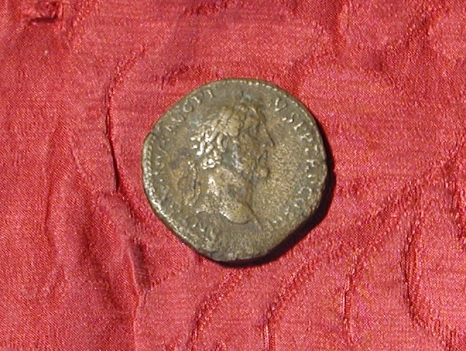 moneta - sesterzio - ambito romano imperiale (sec. II d.C)