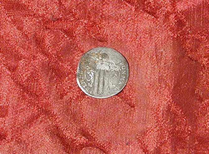 moneta - quattrino - scuola romana (secondo quarto sec. XVIII d.C)