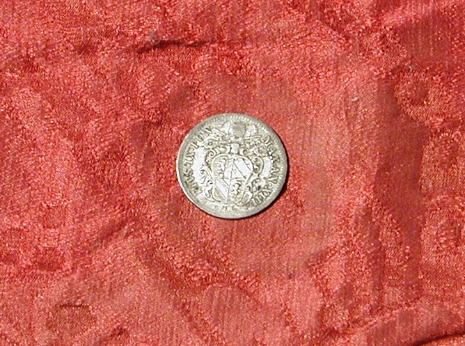 moneta - 10 baiocchi - scuola romana (terzo quarto sec. XIX d.C)