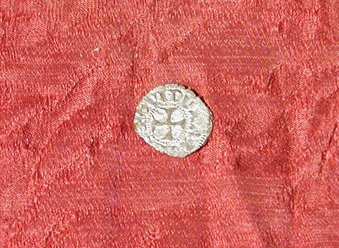 moneta - denaro tornese - Grecia franca (fine/ inizio secc. XIII-XIV d.C)