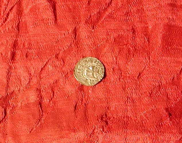 moneta - denaro tornese - Grecia franca (fine/ inizio secc. XIII-XIV d.C)