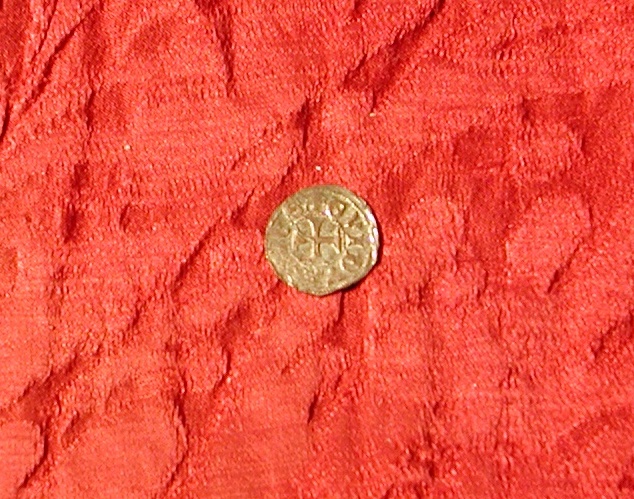 moneta - denaro tornese - Grecia franca (secc. XIII-XIV d.C)