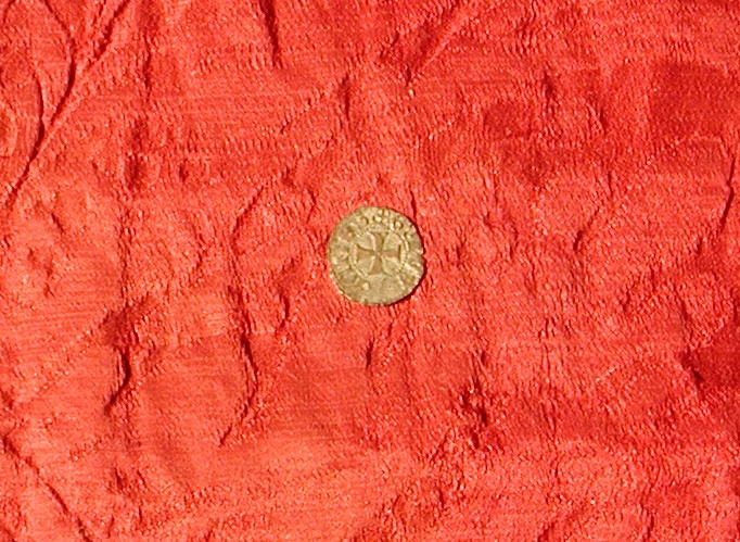 moneta - denaro tornese - Grecia franca (sec. XIV d.C)