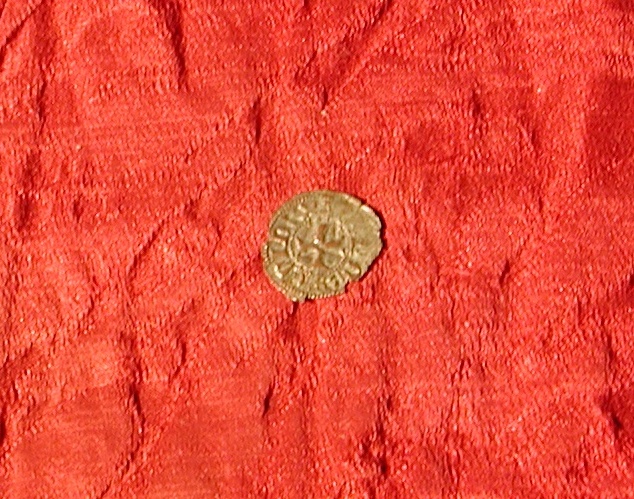 moneta - denaro tornese - Grecia franca (sec. XIV d.C)