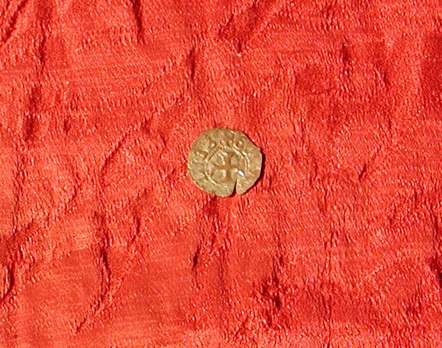 moneta - denaro tornese - Grecia franca (sec. XIV d.C)