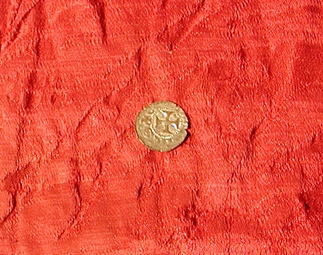 moneta - denaro tornese - Grecia franca (fine/ inizio secc. XIII-XIV d.C)