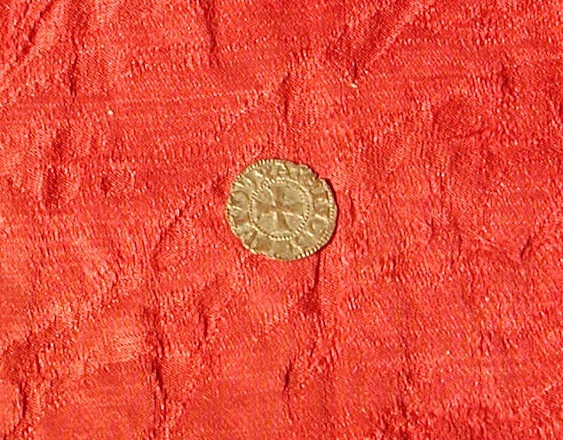 moneta - denaro tornese - Grecia franca (sec. XIV d.C)
