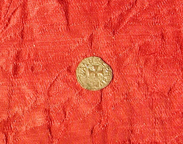 moneta - denaro tornese - Grecia franca (sec. XIV d.C)