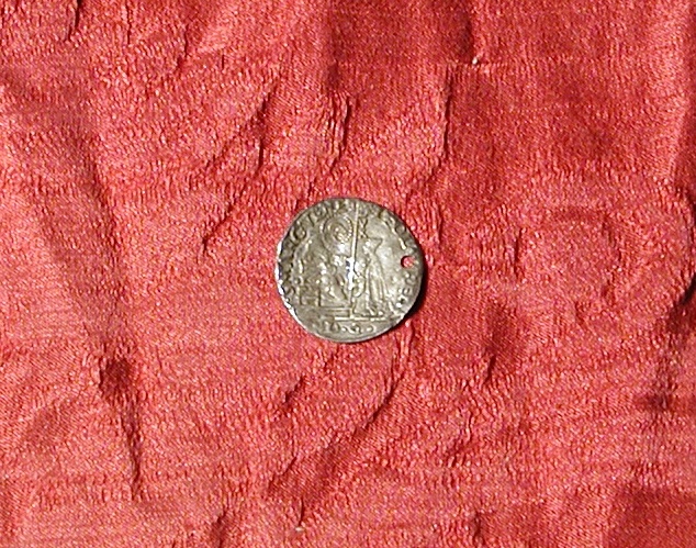 moneta - 4 soldi - ambito veneziano (sec. XVI d.C)