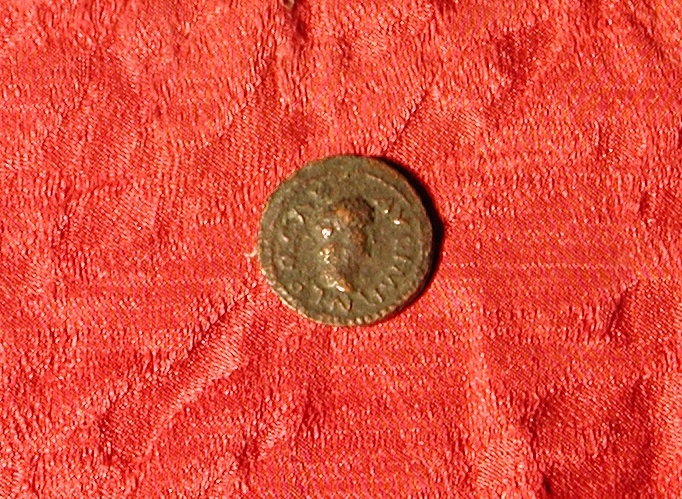 moneta - semisse - ambito romano imperiale (sec. I d.C)