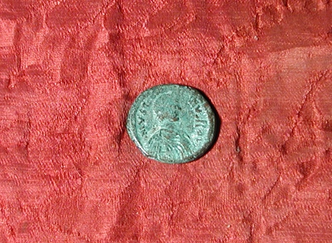 moneta - follis - ambito bizantino (sec. VI d.C)