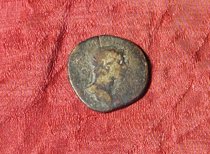 moneta - dupondio - ambito romano (sec. II d.C)