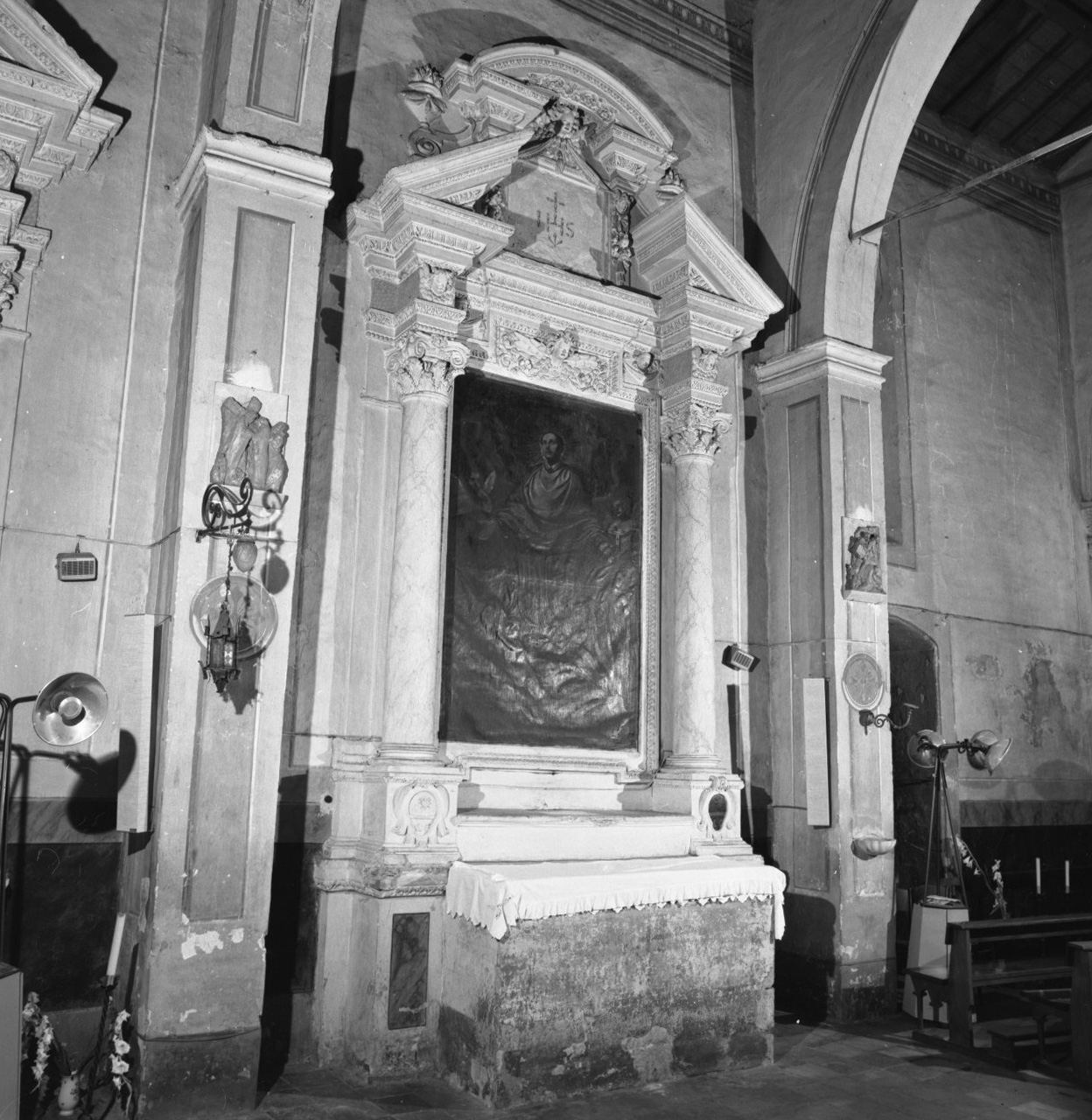 altare, elemento d'insieme - bottega toscana (sec. XVII)
