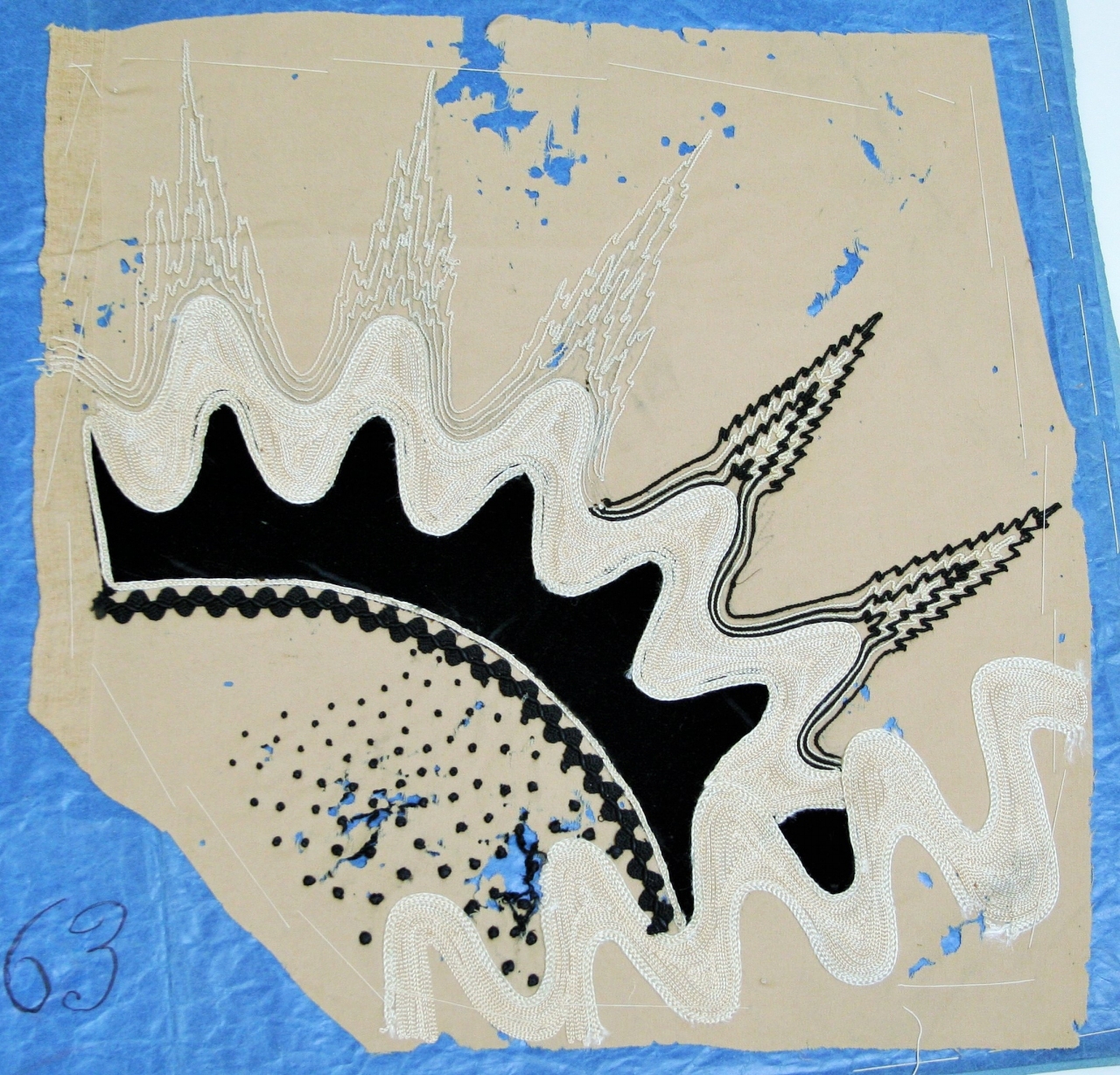 decorazione a ricamo, opera isolata - ambito milanese (inizio sec. XX)