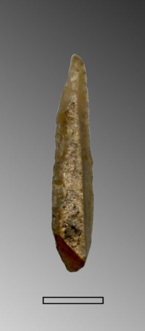 punta a dorso, totale (Paleolitico Superiore - Epigravettiano finale)