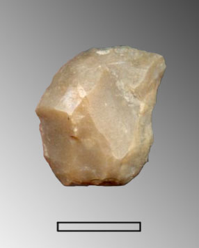 grattatoio, circolare (Paleolitico Superiore - Epigravettiano finale)