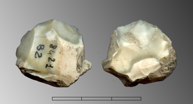 nucleo, bidirezionale a lame/schegge (Paleolitico Superiore - Epigravettiano finale)