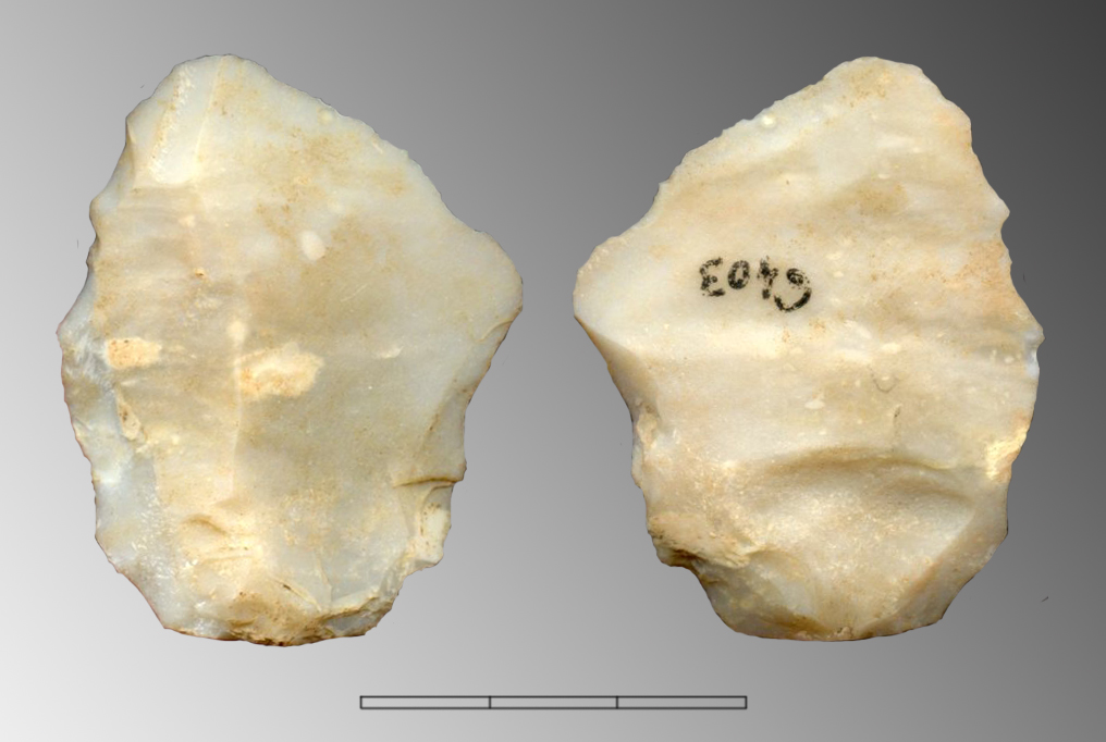 raschiatoio, a ritocco marginale (Paleolitico superiore)