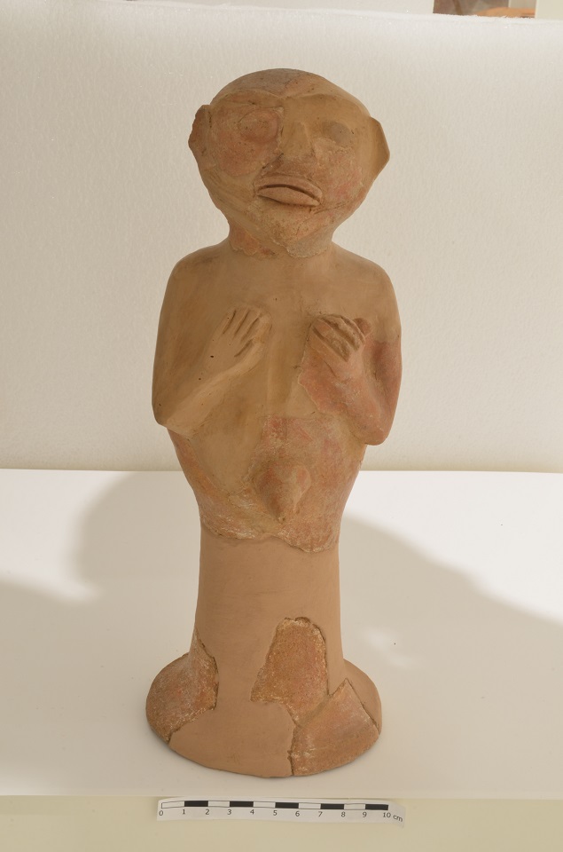 statuetta, votiva di figura maschile (III-II sec. a. C)