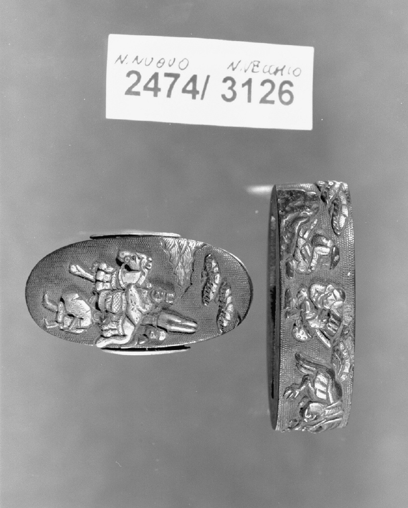 elementi decorativi (fuchi, opera isolata) - ambito giapponese (secc. XVI/ XIX)