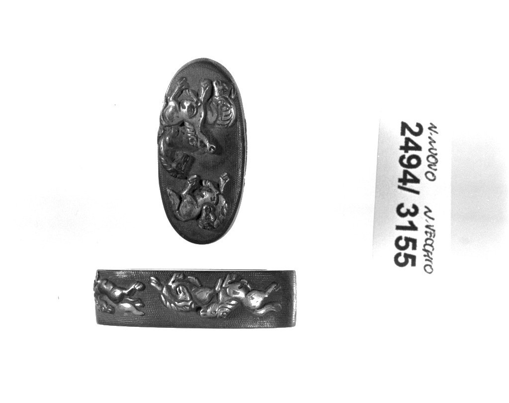 elementi decorativi (fuchi, opera isolata) - ambito giapponese (secc. XVI/ XIX)